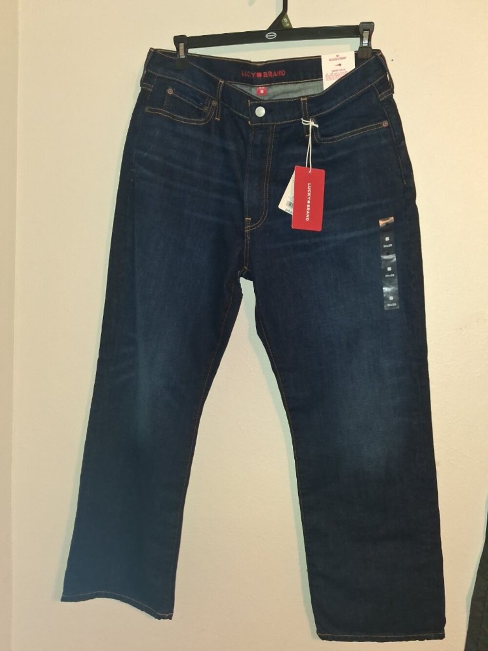 Lucky Brand 361 Relaxed Straight Jeans Men's 36x30 NWT